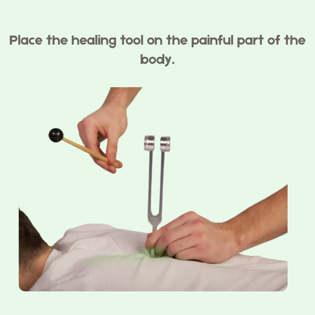 128 Hz instrument - For relief from pain and tension in minutes